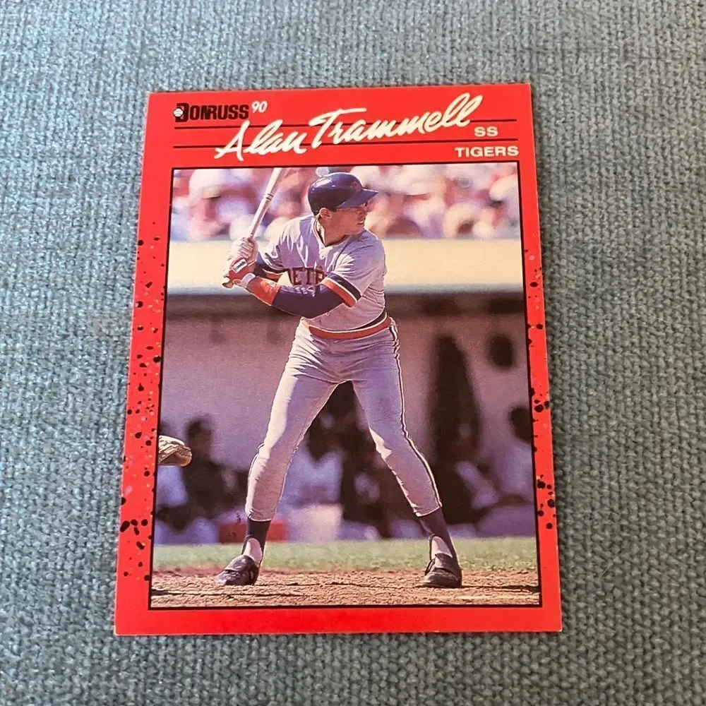 1990 Donruss Detroit Tigers Baseball Card Trading Card